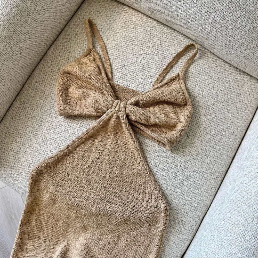 Cult Gaia Serita Dress - Sand - Size M